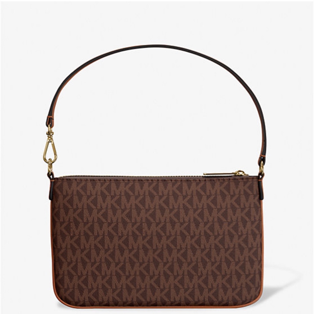 MICHAEL KORS - Jet Set Small Signature Logo Convertible Wristlet - Picture 3 of 5